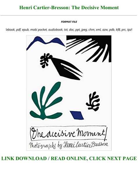 the decisive moment pdf